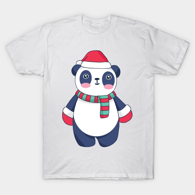 Christmas Panda T-Shirt by MajorCompany